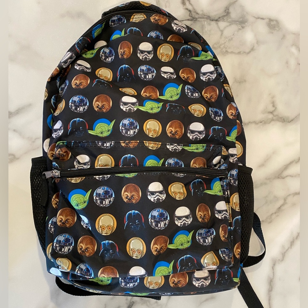 STAR WARS KIDS BACKPACK YODA CHEWBACCA C-3PO VADER R2D2
